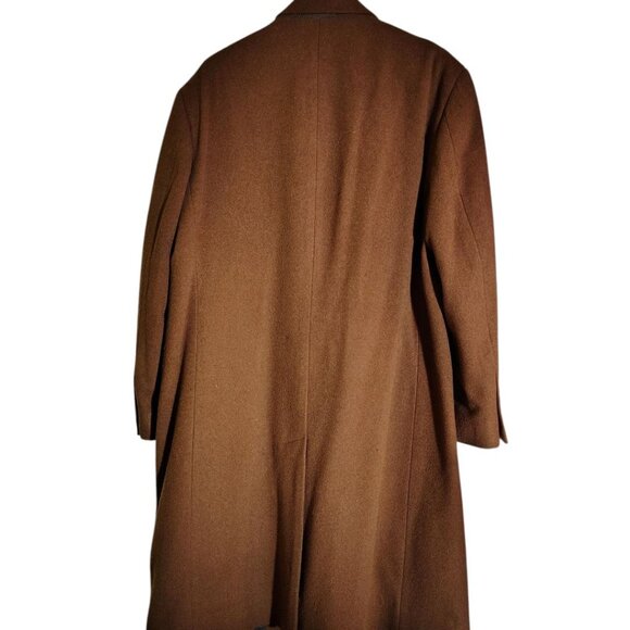 Sean John Mens Full Length Coat, Size 46R, Camel, %50 Wool - Picture 2 of 3